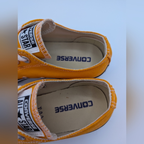 Converse All Star Yellow Low-Top Sneaker- Mens 6 - Picture 8 of 9